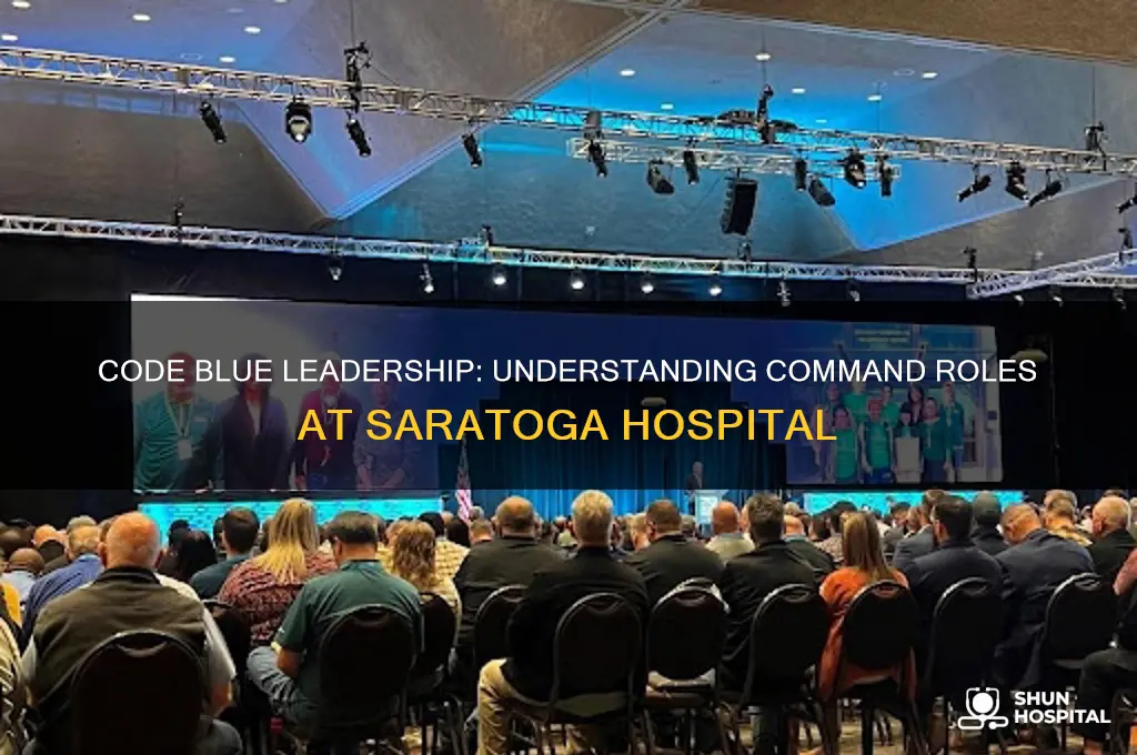 who is in charge at a code blue saratoga hospital