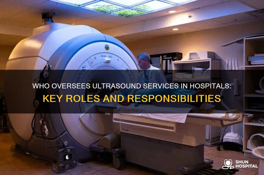 who is in charge of ultra sound at a hospital