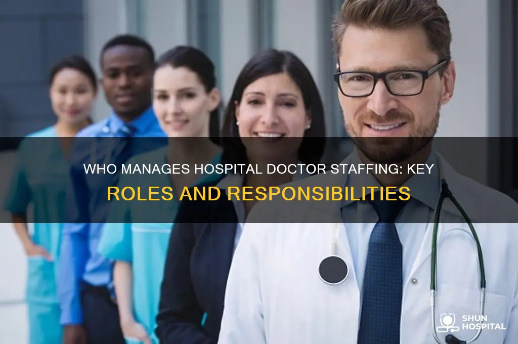 who is incharge of staffing a hospital with doctors