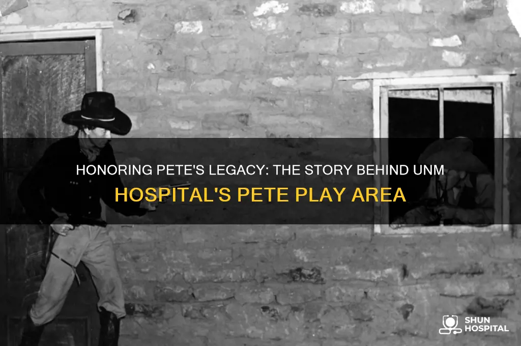 who is pete play at unm hospital named after