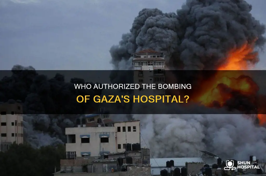 who is responsible for bombing gaza hospital