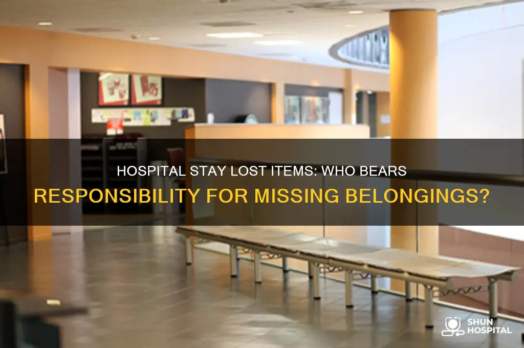 who is responsible for lost party at hospital stay