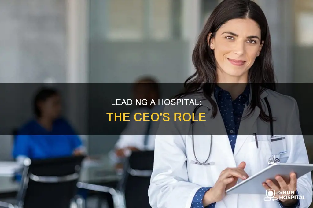 who is the ceo of a hospital