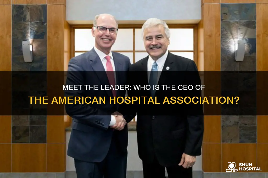 who is the ceo of the american hospital association