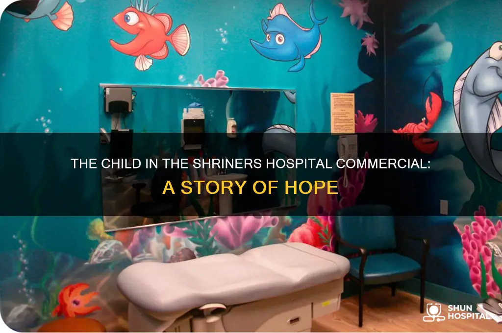 who is the child in the shriners hospital commercial