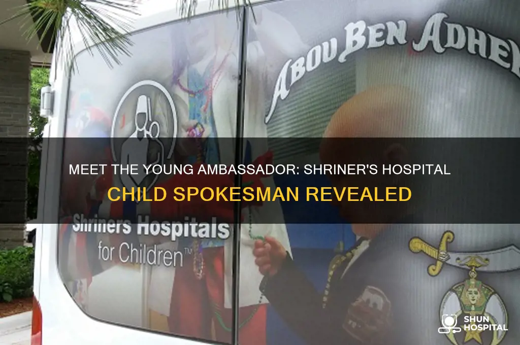 who is the child spokesman for shriner