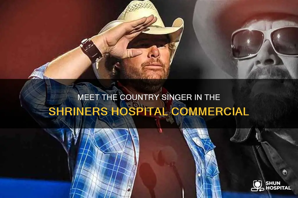 who is the country singer in the shriners hospital commercial