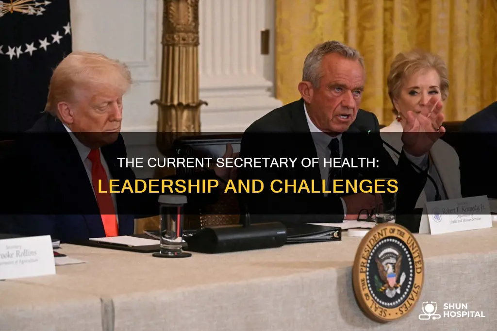 who is the current secretary of health