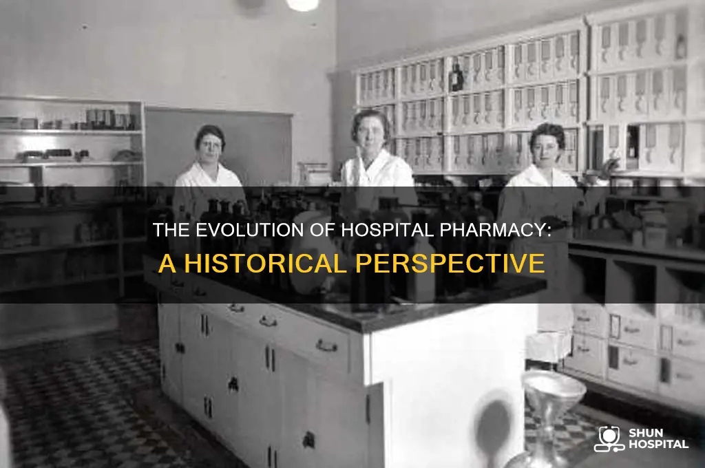 who is the founder of hospital pharmacy