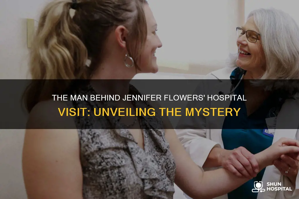 who is the guy that brought jennifer flowers at hospital