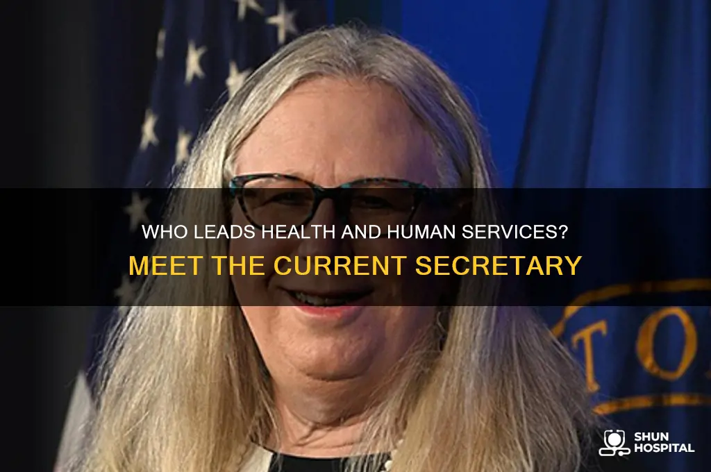 who is the head of health and human services