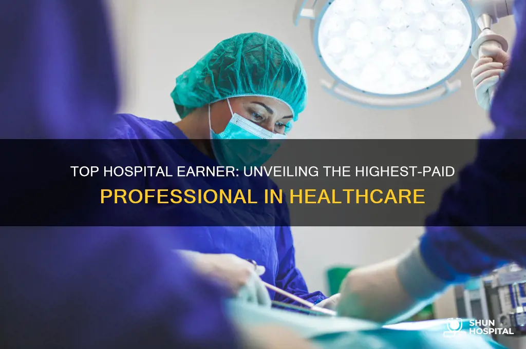 who is the highest paid person in a hospital