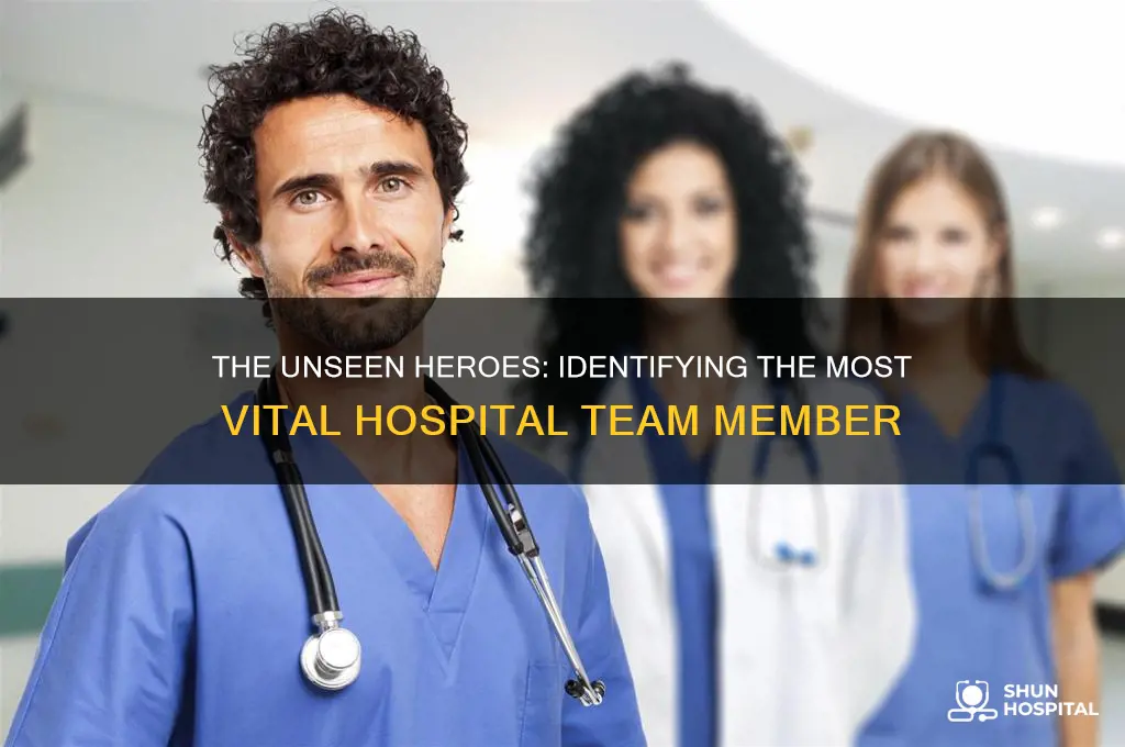 who is the most important person in a hospital