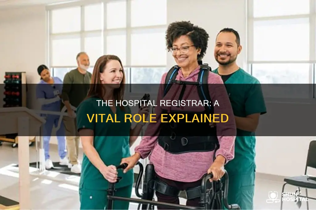 who is the registrar in a hospital