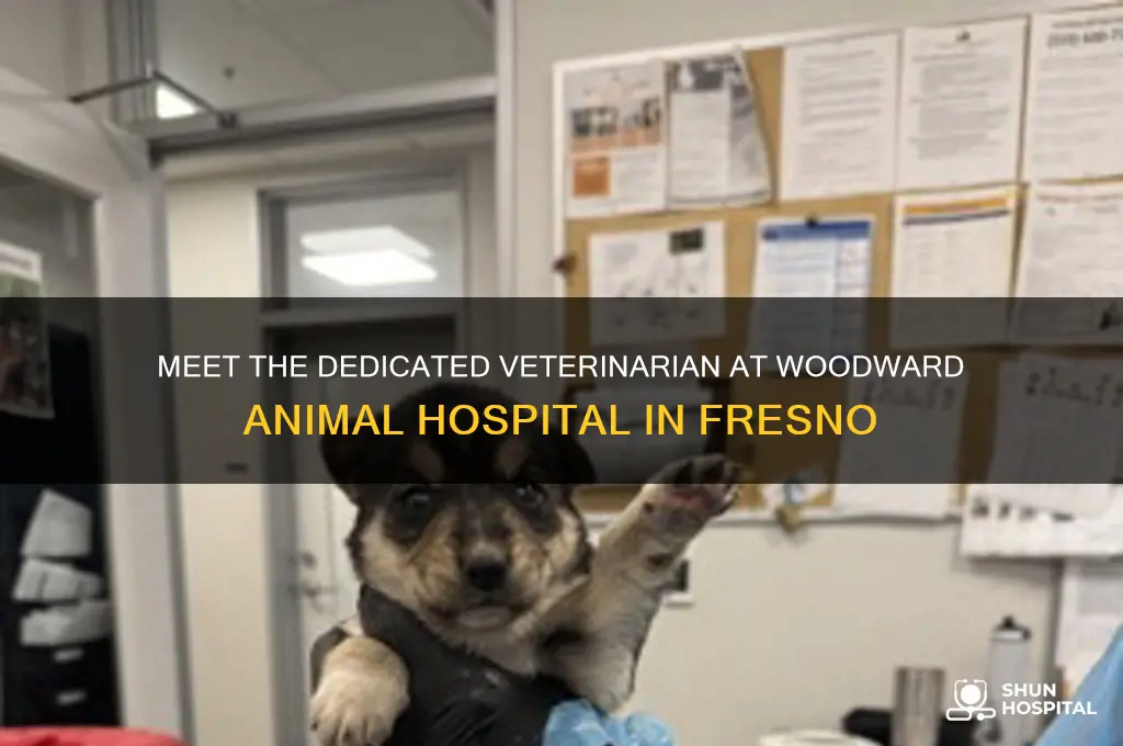 who is the vet at woodward animal hospital in fresno