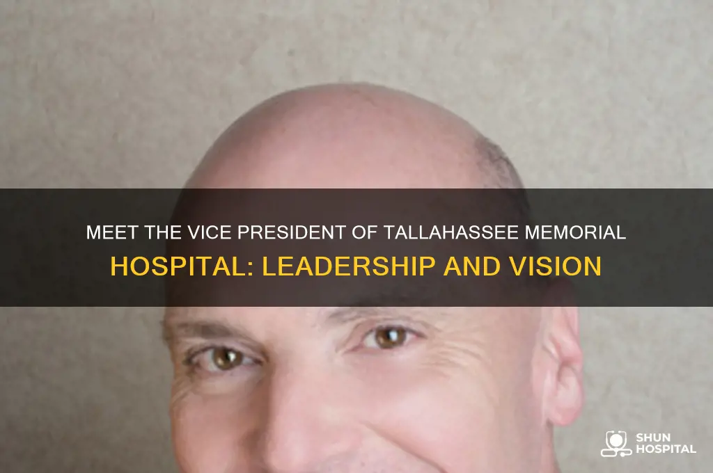 who is the vice president of tallahassee memorial hospital