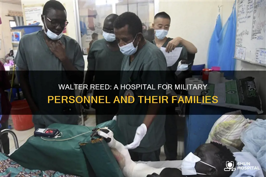 who is treated at walter reed hospital