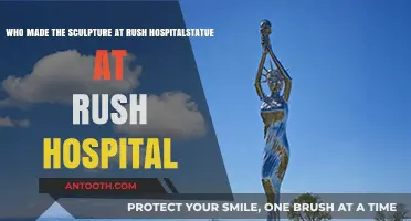 Who Crafted the Iconic Sculpture at Rush Hospital?