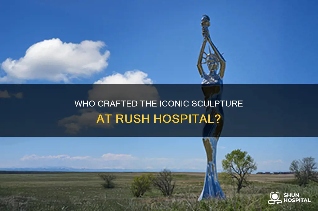 who made the sculpture at rush hospitalstatue at rush hospital