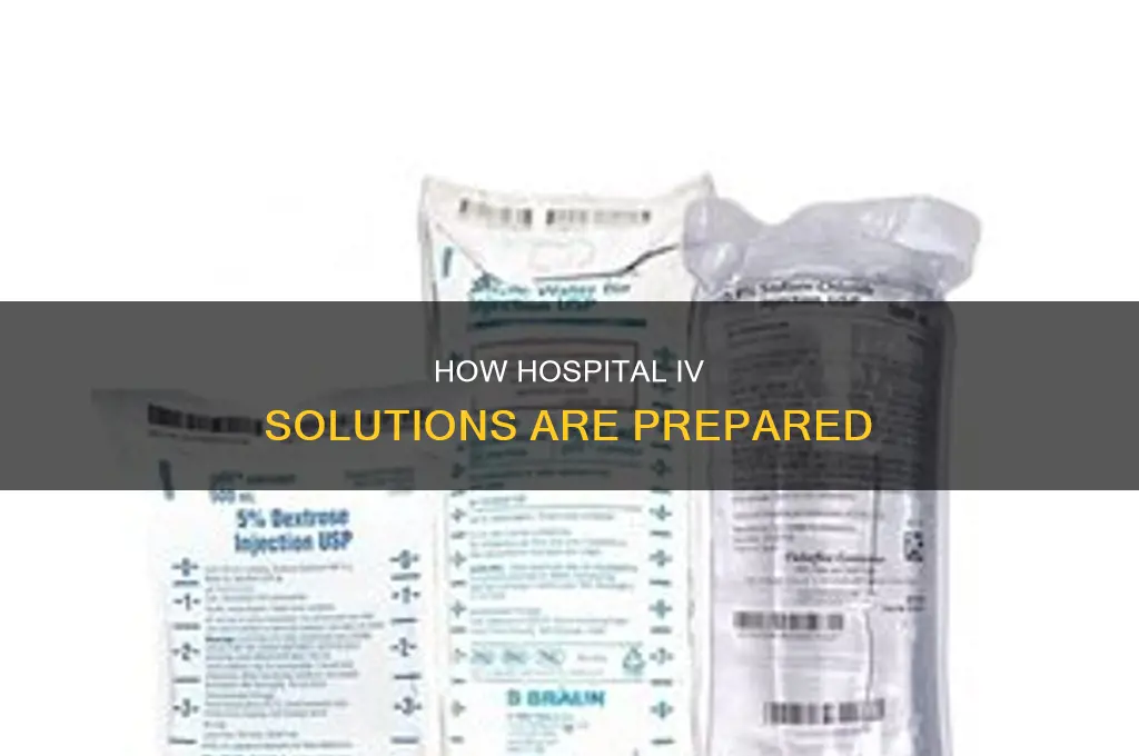 who makes iv solutions at the hospital