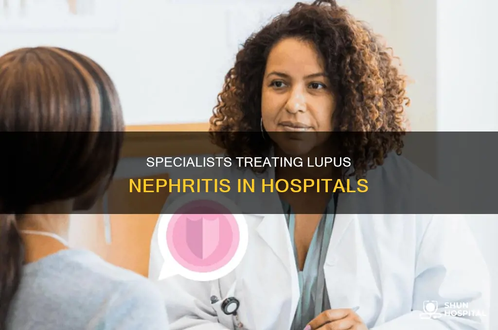 who manages lupus nephritis in the hospital