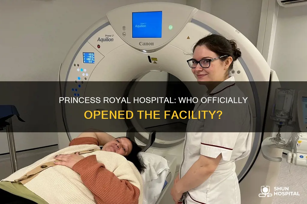who opened the princess royal hospital telford