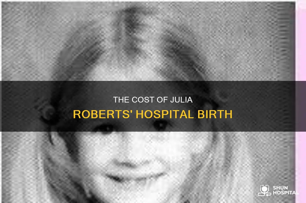 who paid for julia roberts hospital birth