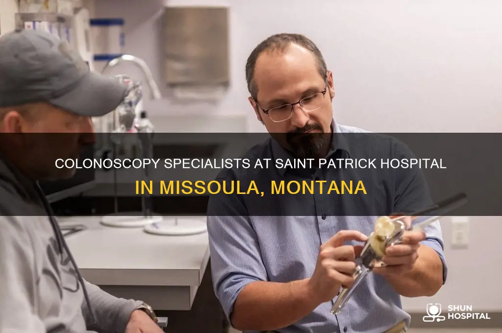 who performs colonoscopies in missoula montana at saint pats hospital