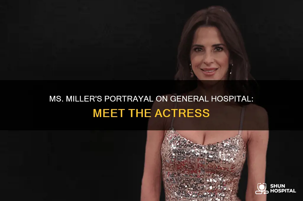 who plays ms miller in gerneral hospital