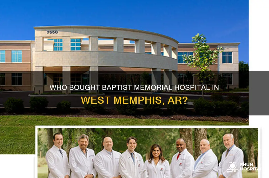 who purchased bastisp credimound merorial hospital in wedst memphis ar