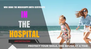 Who Signs the Mississippi Birth Certificate in the Hospital?