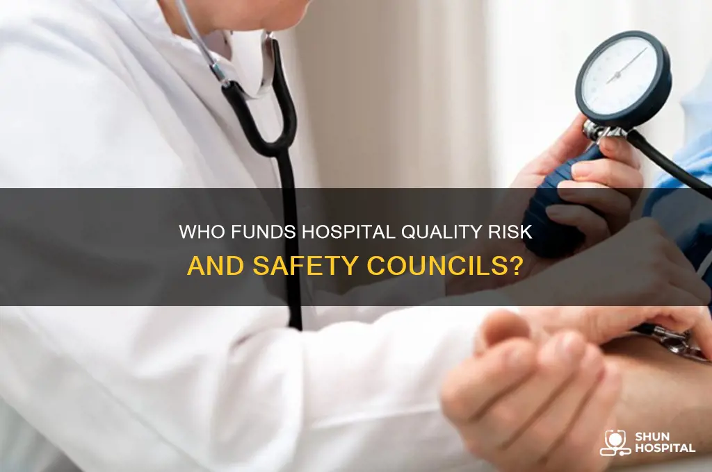 who sponsors quality risk and safety councils at hospitals