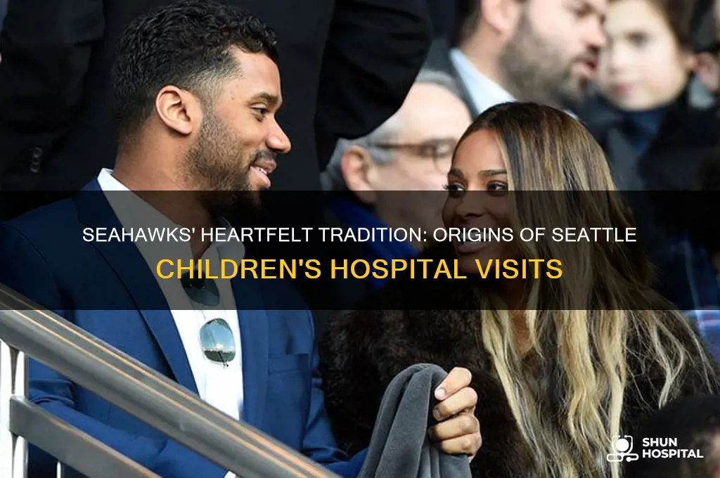 who started the seattle childrens hospital visits for the seahawks
