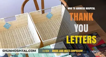 Addressing Gratitude: Hospital Thank You Letters