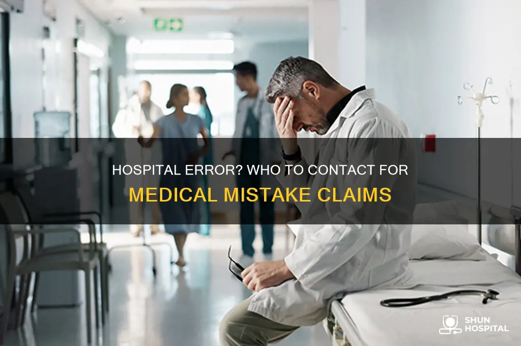 who to call if a hospital made a medical mistake