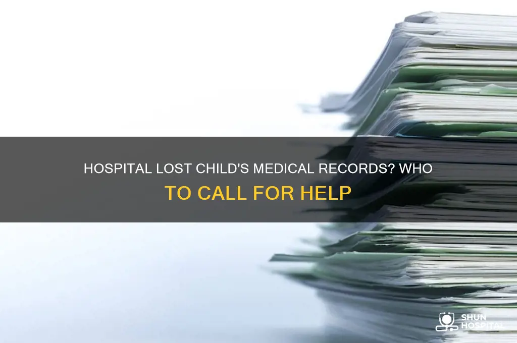 who to call when hospital loses a child