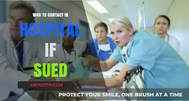 Hospital Contacts: Legal Action and You