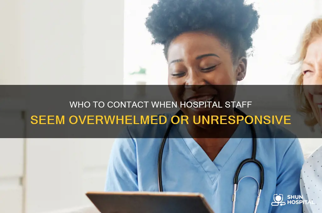 who to contact when dmthe hospital staff give up