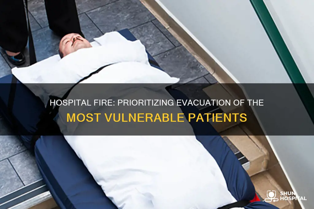 who to evacuate first in hospital fire