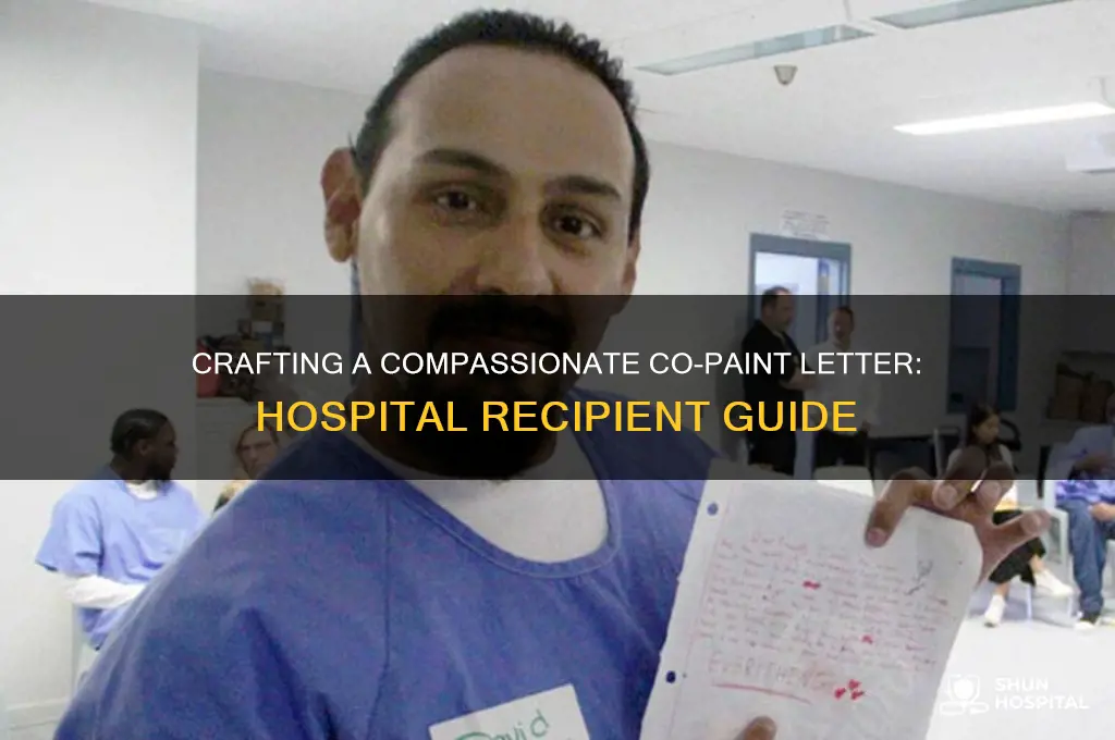 who to write a co paint letter to at hospital