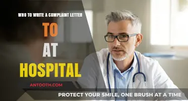 Effective Complaint Letter: Who to Address at the Hospital