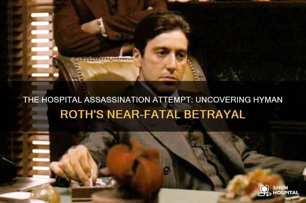 who tried to kill hyman roth in the hospital