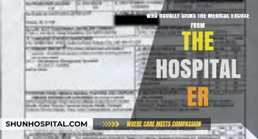 Who Signs Your Medical Excuse After a Hospital ER Visit?