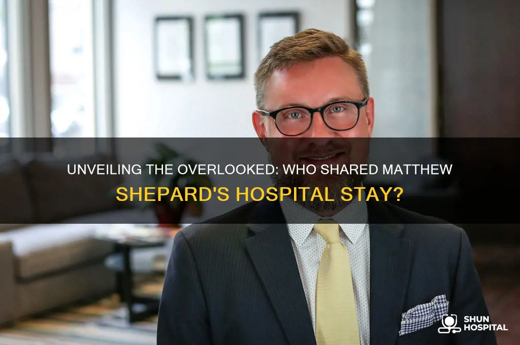 who was hospitalized at the same time as matthew shepard