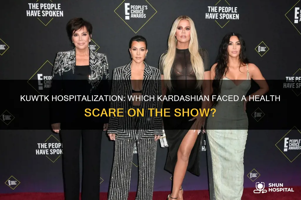 who was hospitalized on keeping up with the kardashians