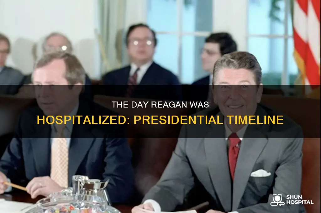 who was president when reagan was hospitalized