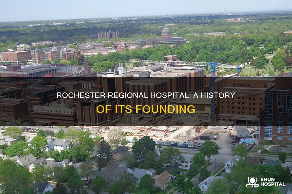 who was the founder rochester regional hospital