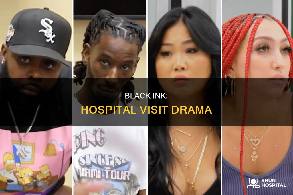 who went to hospital on black ink
