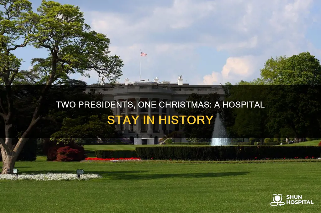 who were the two presidents in the hospital during christmas