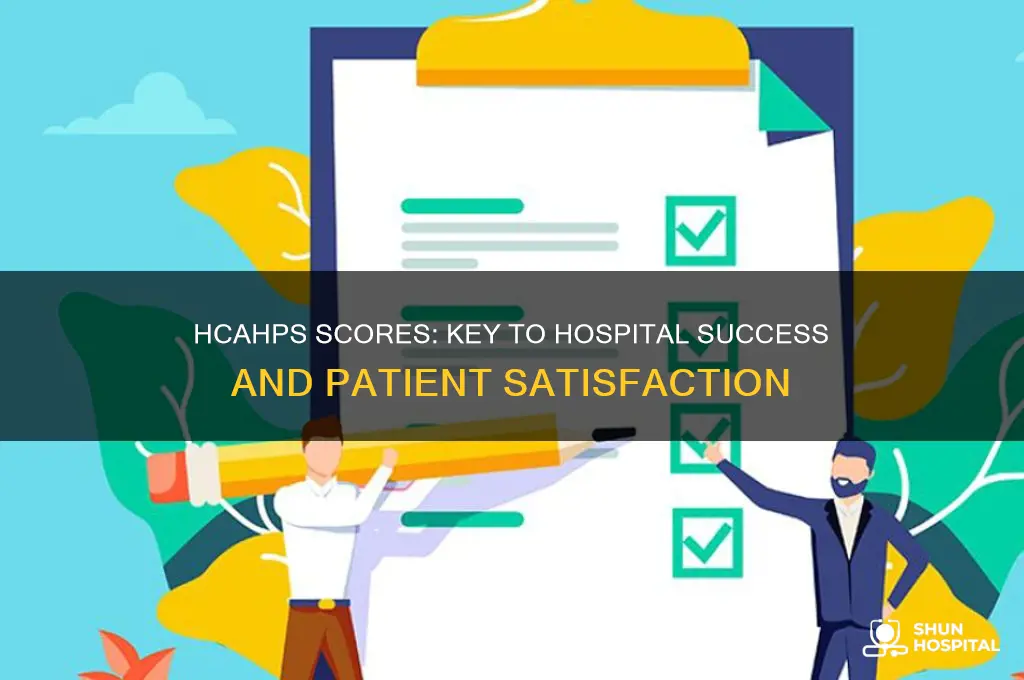 why are hcahp scores important in success of a hospital
